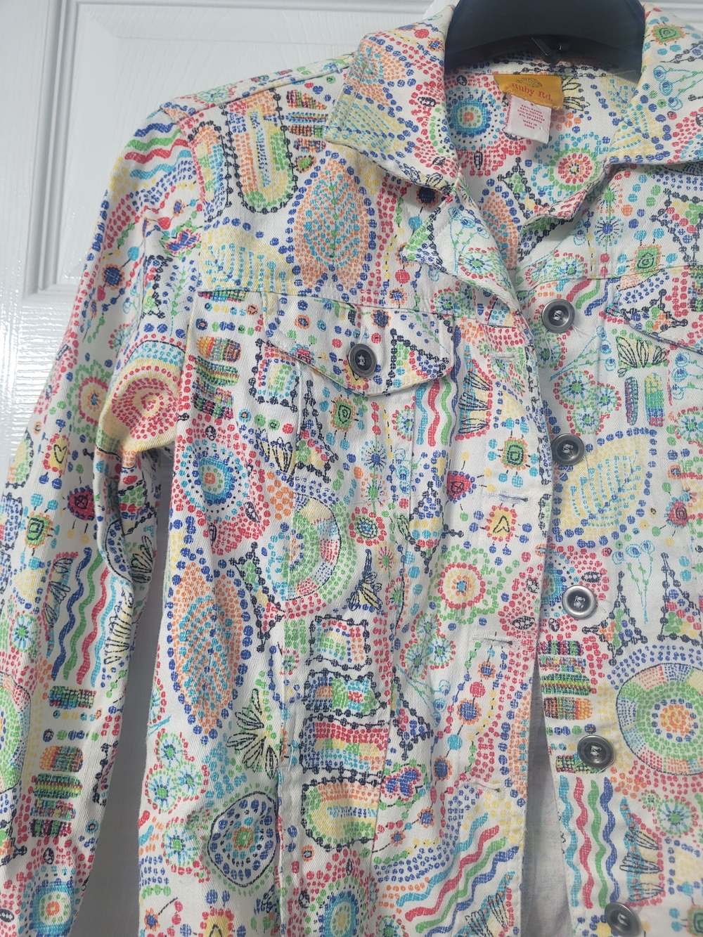 Printed Multi-Color Jacket - Picture 5 of 6